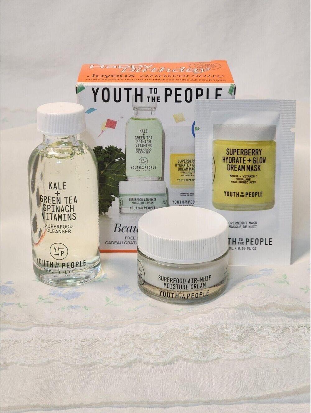 Youth To The People Happy Birthday Skin Care Sample Set